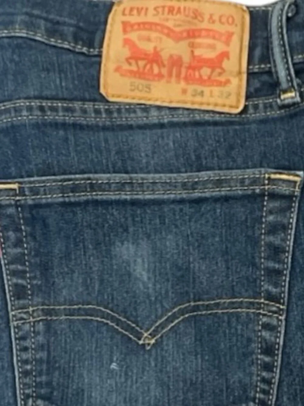 Levi's 505 Straight Leg Jeans